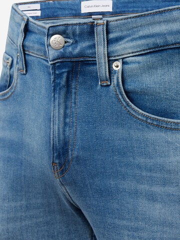 Calvin Klein Jeans Úzky strih Džínsy - Modrá