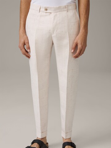 Loosefit Pantalon à pince 'Luc' STRELLSON en beige