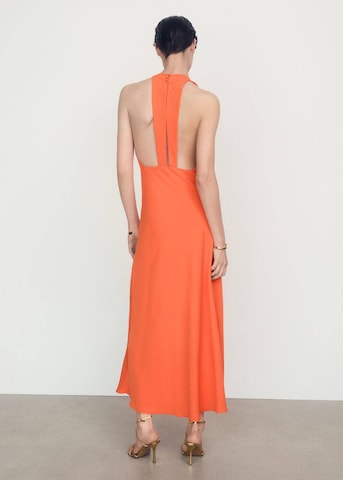 MANGO Evening Dress 'Bristol' in Orange