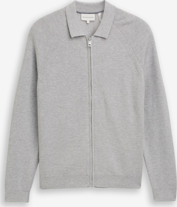 TOM TAILOR Kardigán - Sivá: predná strana