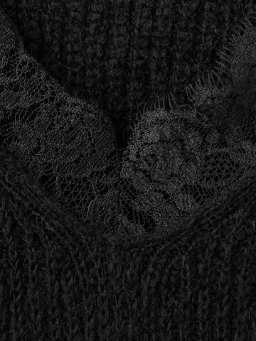 MANGO Pulover 'ENCARNA' | črna barva