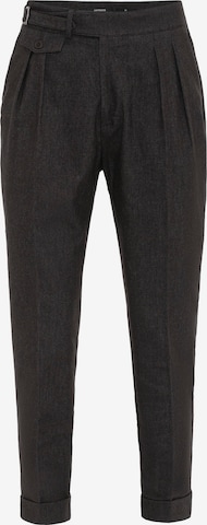 Pantalon à pince Antioch en marron : devant