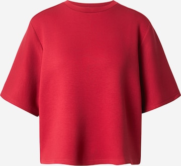 Sweat-shirt 'Maelee Ima' MSCH COPENHAGEN en rouge : devant