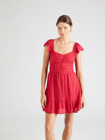 HOLLISTER Dress in Red: front