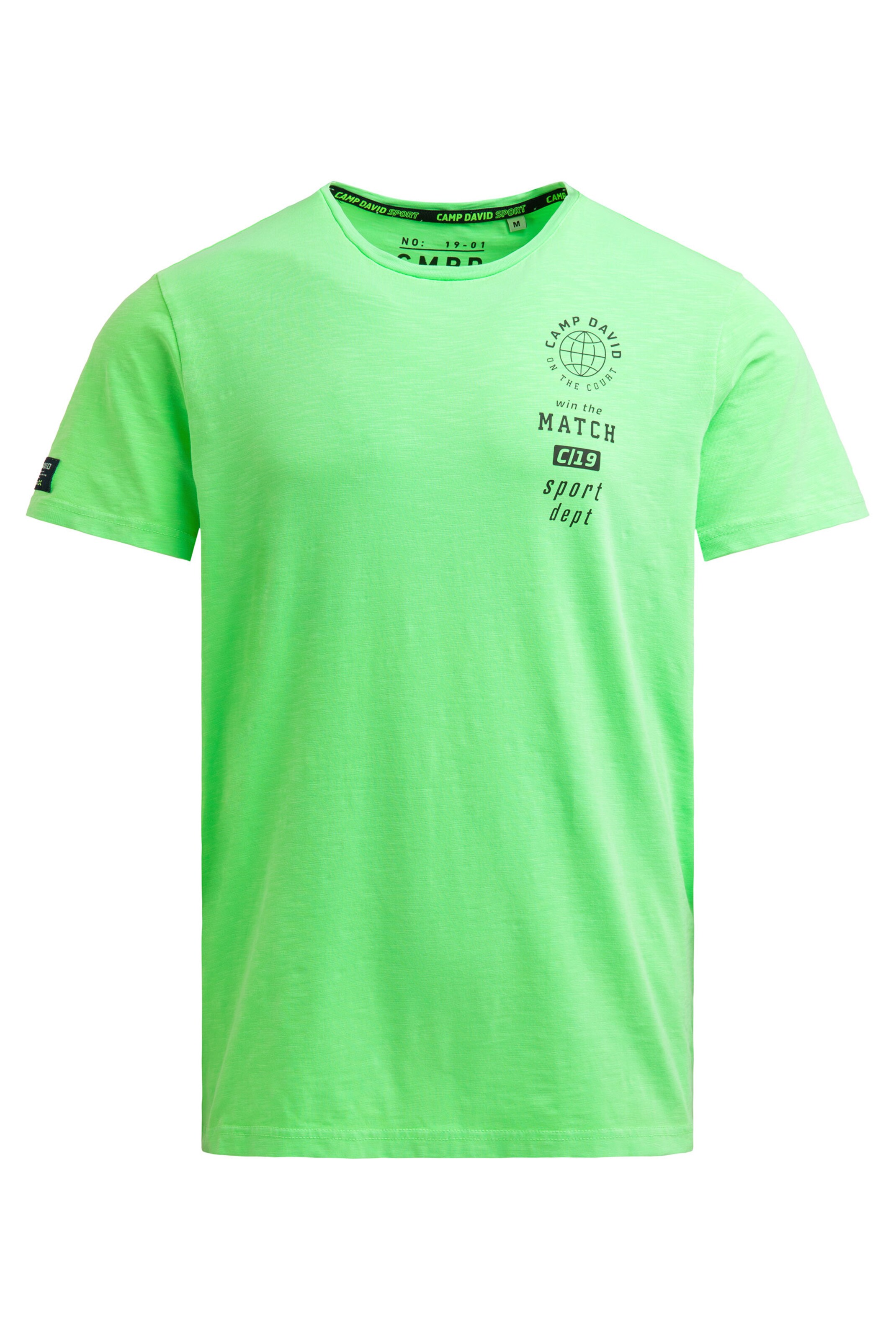 CAMP DAVID Shirt in Light green, Item view