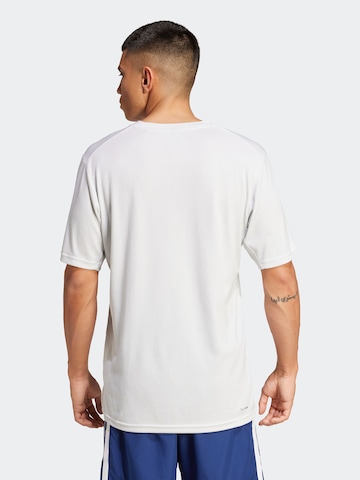 ADIDAS PERFORMANCE - Slimfit Calças de desporto 'Train Essentials Feelready Novelty' em branco