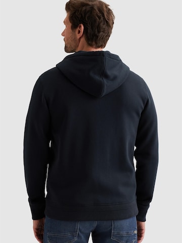 PME Legend Sweatshirt 'PME LEGEND - Sweat jacket with hood and zipper closure' in Blauw