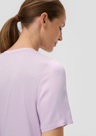 T-shirt s.Oliver BLACK LABEL en violet