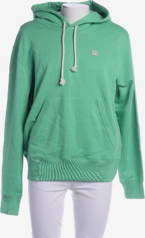 Acne Sweatshirt & Zip-Up Hoodie in XL in Green: front