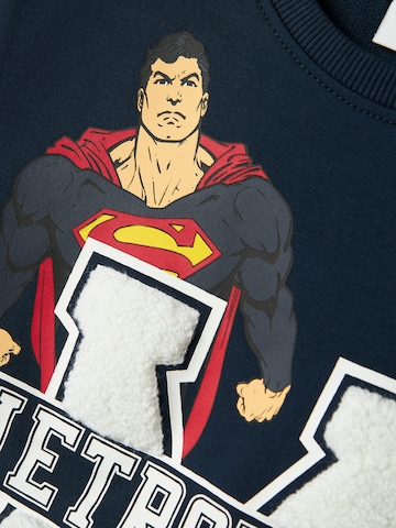 NAME IT Sweatshirt 'NMMJASP SUPERMAN' in Blue
