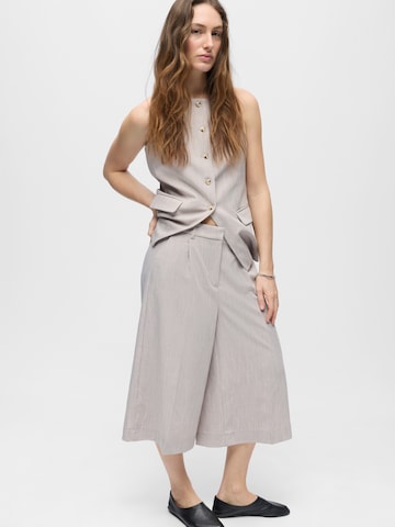 OBJECT Loosefit Bandplooibroek 'OBJIVALO' in Bruin