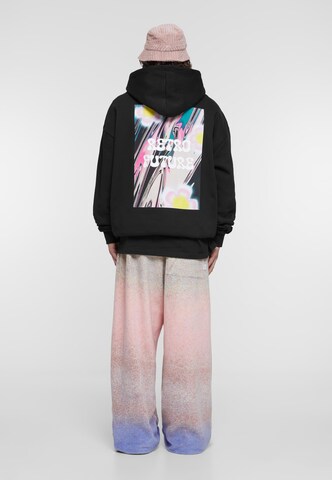 Felpa 'Blurry Blossom' di Lost Youth in nero