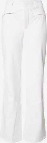 Bootcut Pantalon outdoor Spyder en blanc : devant