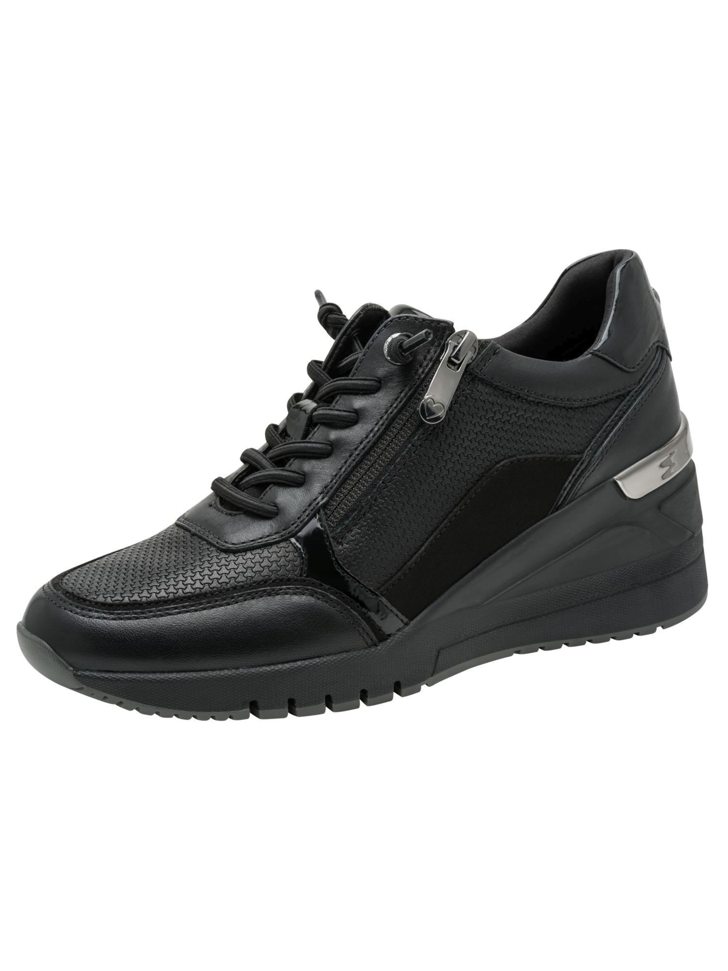 Baskets basses MARCO TOZZI en noir : devant