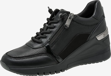 Baskets basses MARCO TOZZI en noir : devant