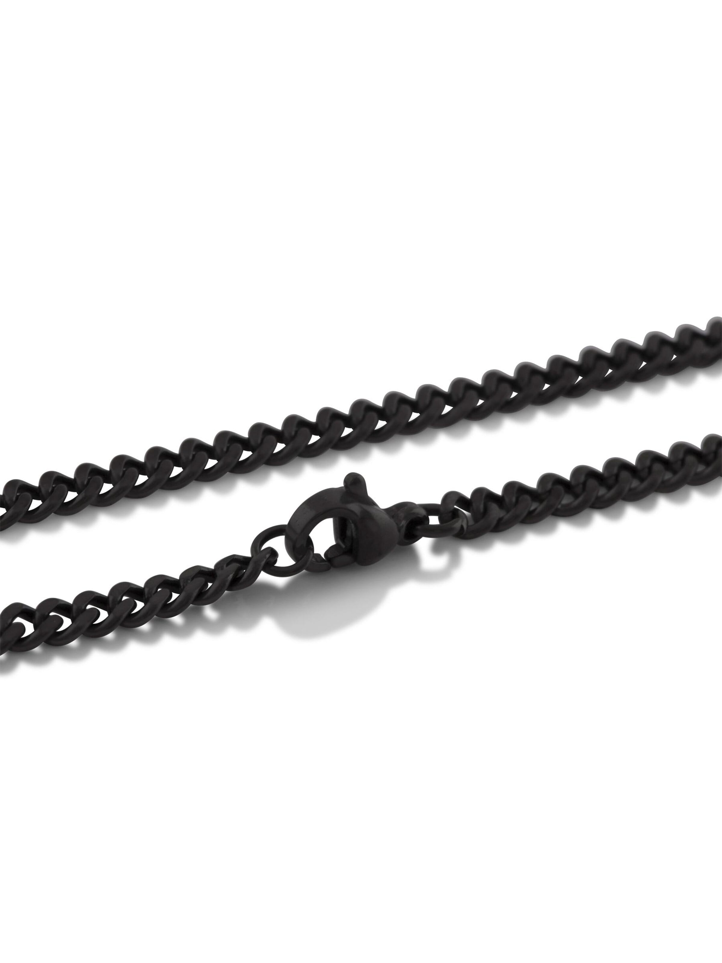 Akitsune Necklace 'Fibra' in Black