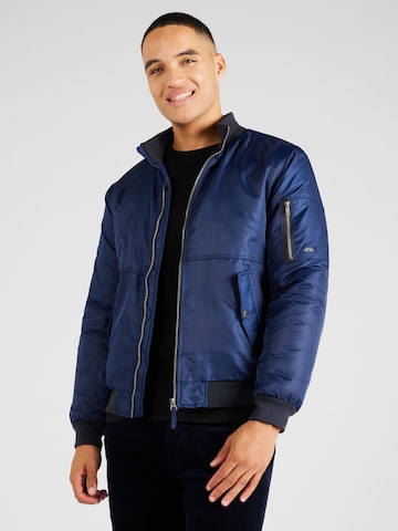 BLEND Демисезонная куртка в Синий: спереди