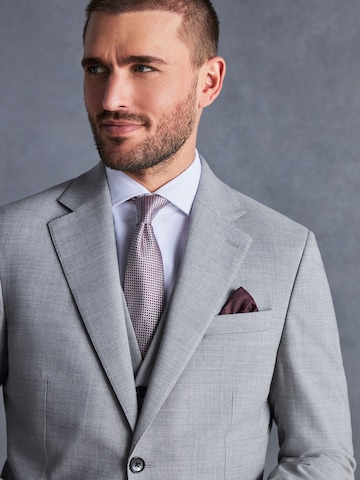 Next Slim fit Business-colbert 'Signature Tollegno' in Grijs