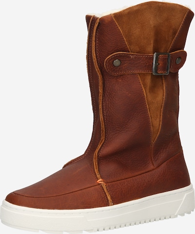 HUB Snowboots 'Snow 3.0' i cognac, Produktvisning