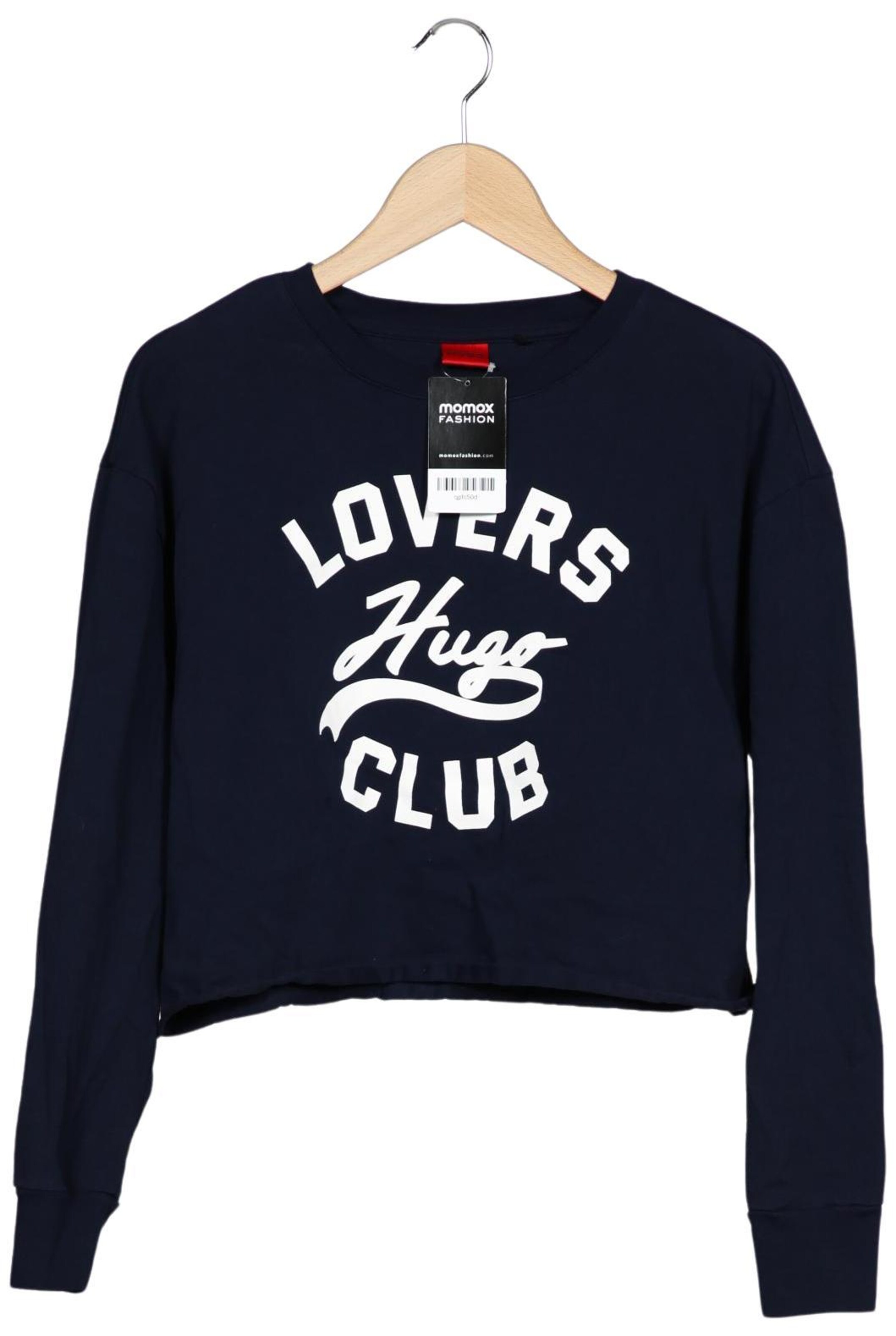 HUGO Sweatshirt & Zip-Up Hoodie in M in Blue: front