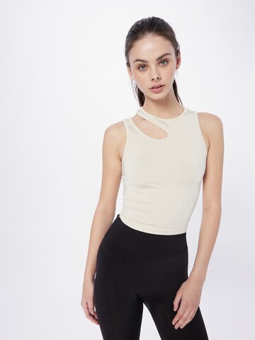 ONLY PLAY Sports Top 'SALLI' in Beige: front