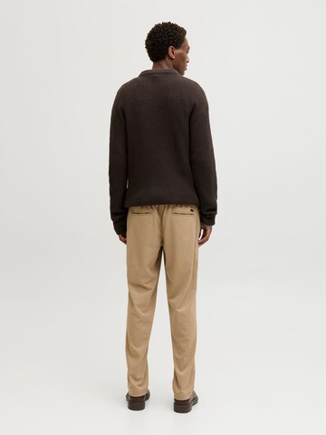 JACK & JONES Pullover 'Kaito' in Braun