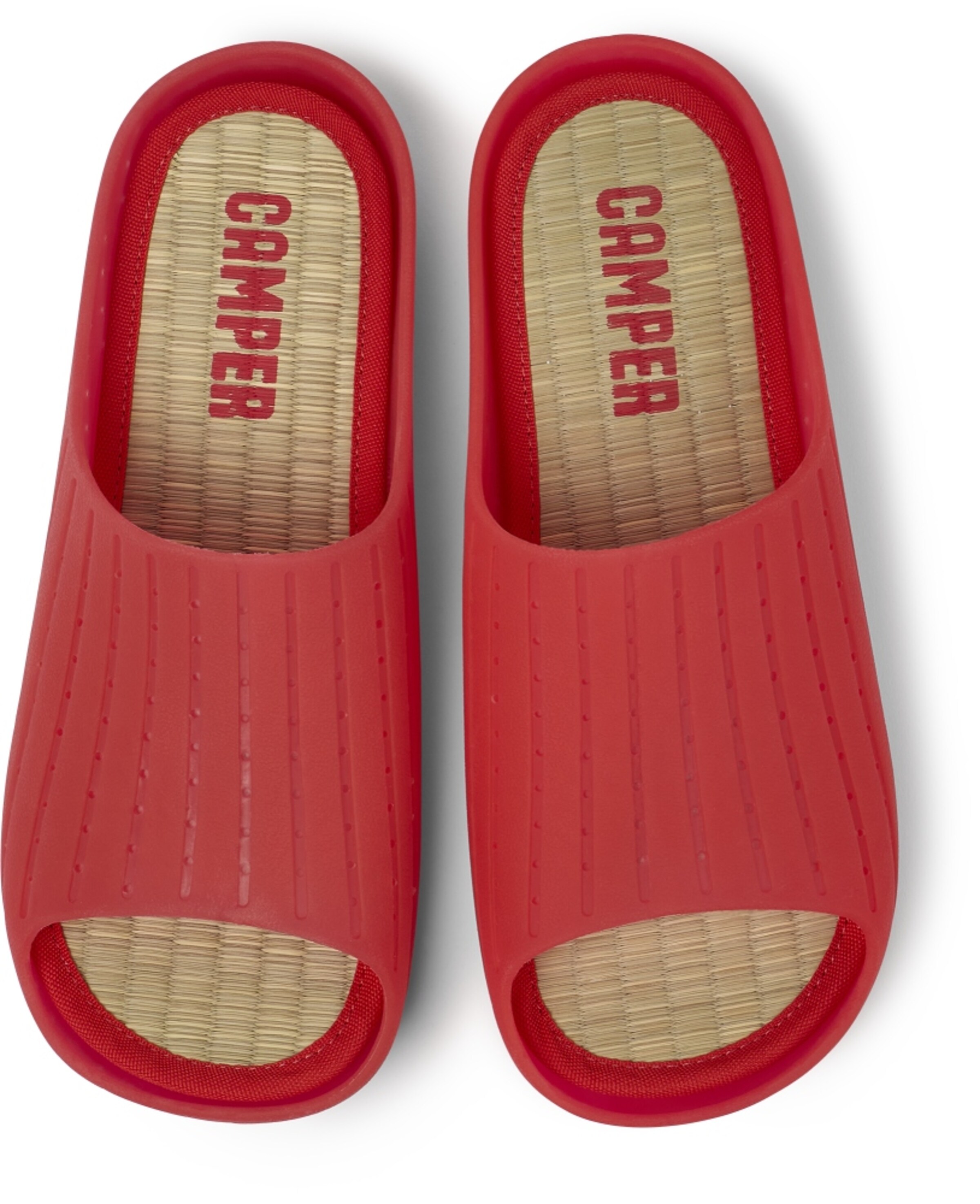 Männer Offene Schuhe CAMPER Pantolette ' Wabi ' in Rot - YP44044 Männer Offene Schuhe CAMPER Pantolette ' Wabi ' in Rot - YP44044