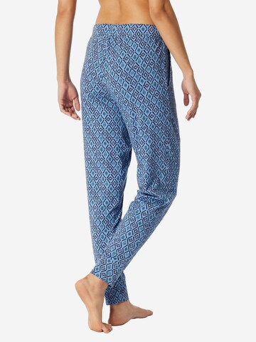 SCHIESSER Pajama Pants 'Mix & Relax' in Blue