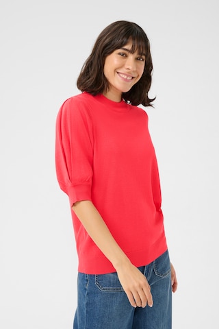 Pull-over 'KALone' Kaffe en rouge : devant