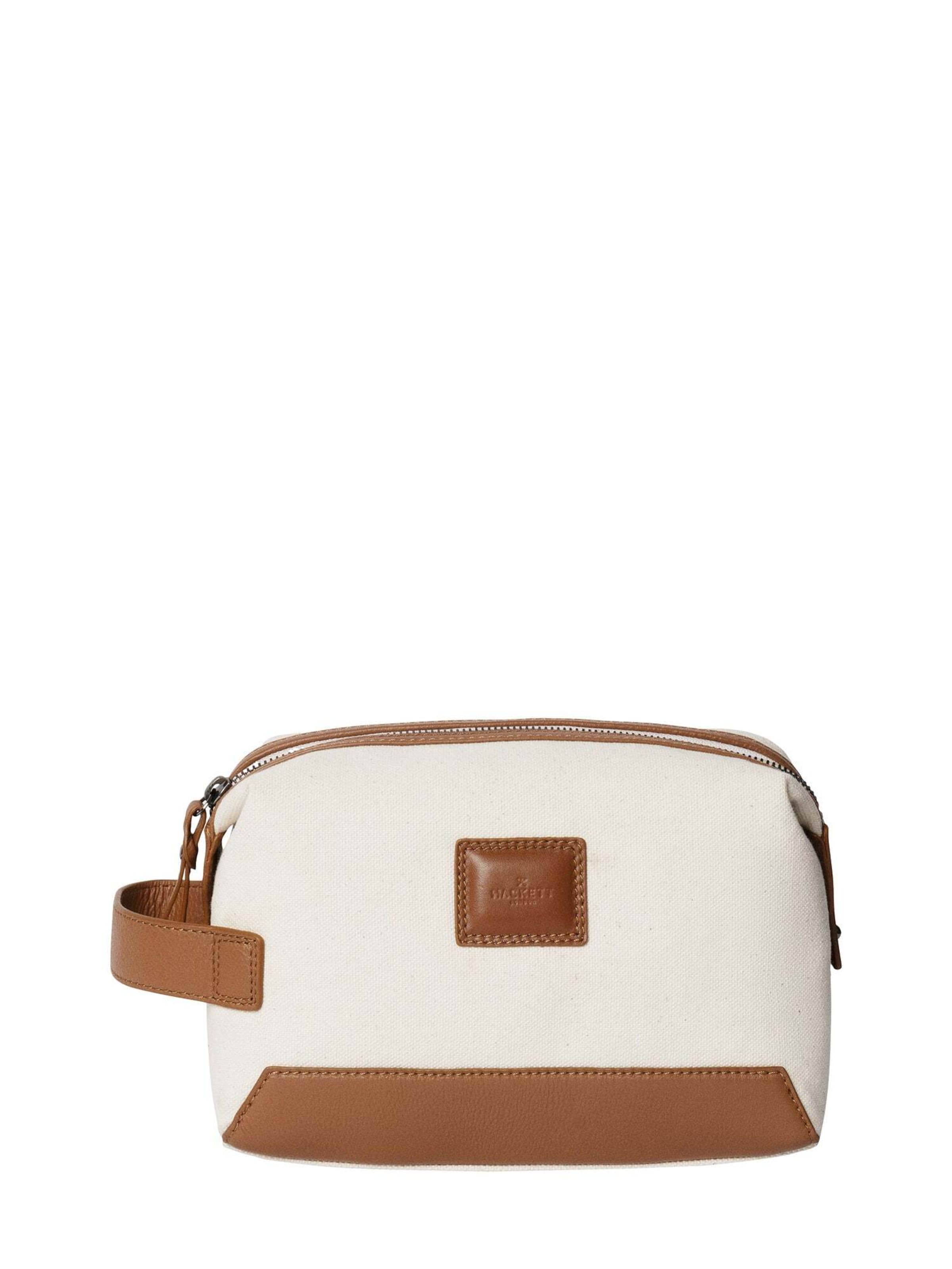 Trousses de toilette 'Wells' Hackett London en blanc : devant