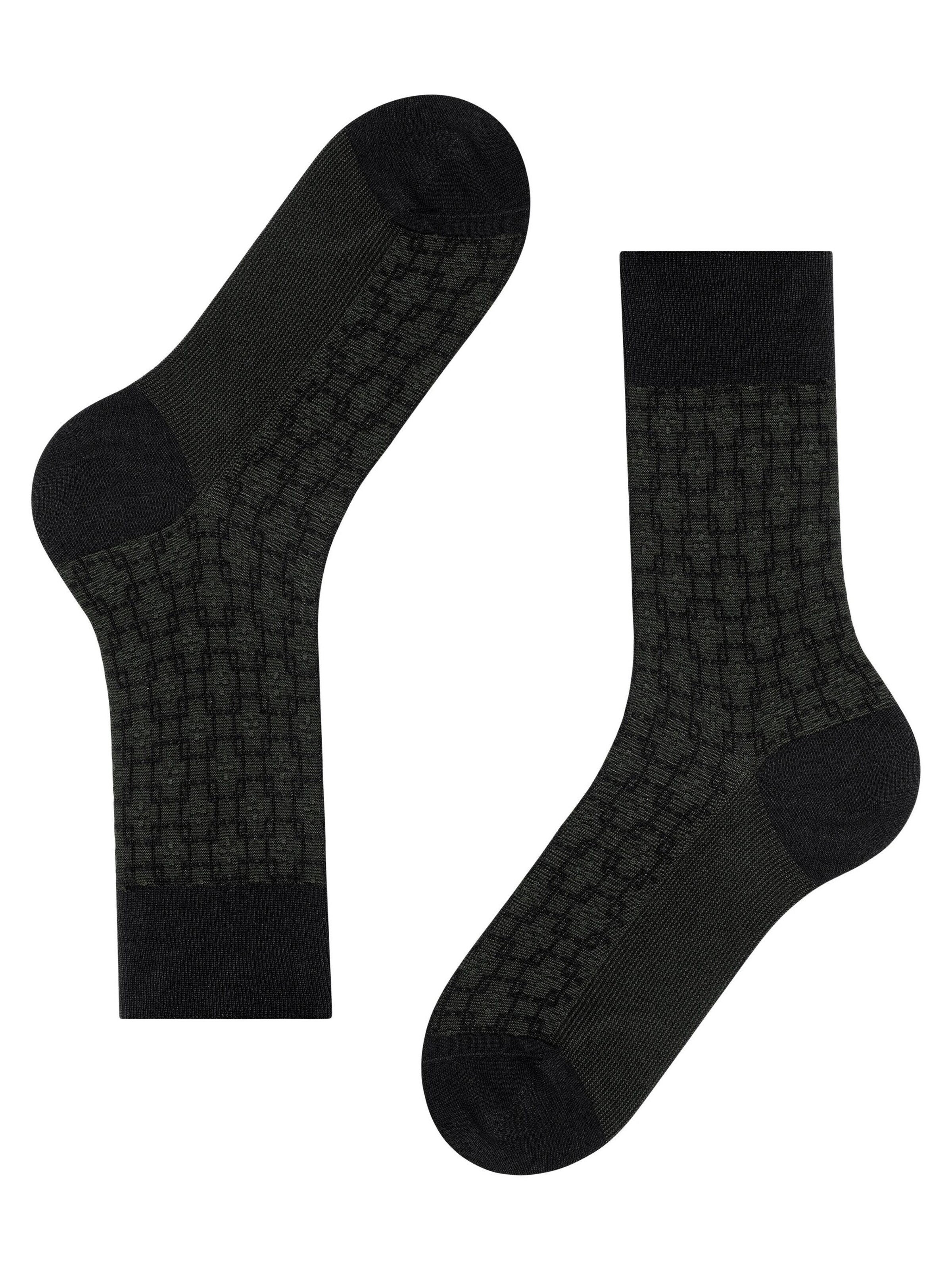 FALKE Socks 'Artwork Tie' in Black