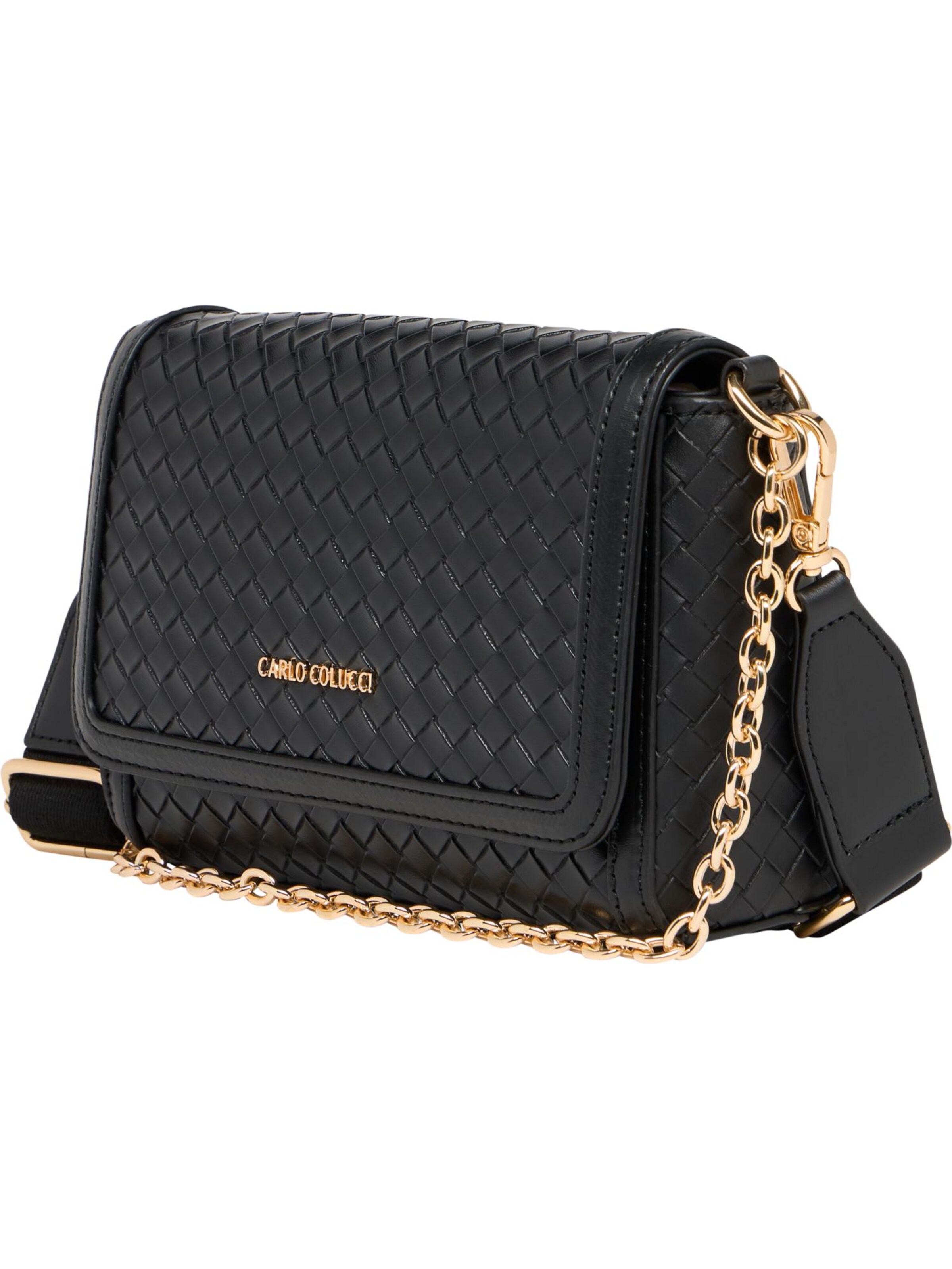 Carlo Colucci Umhängetasche 'diCara' in Schwarz