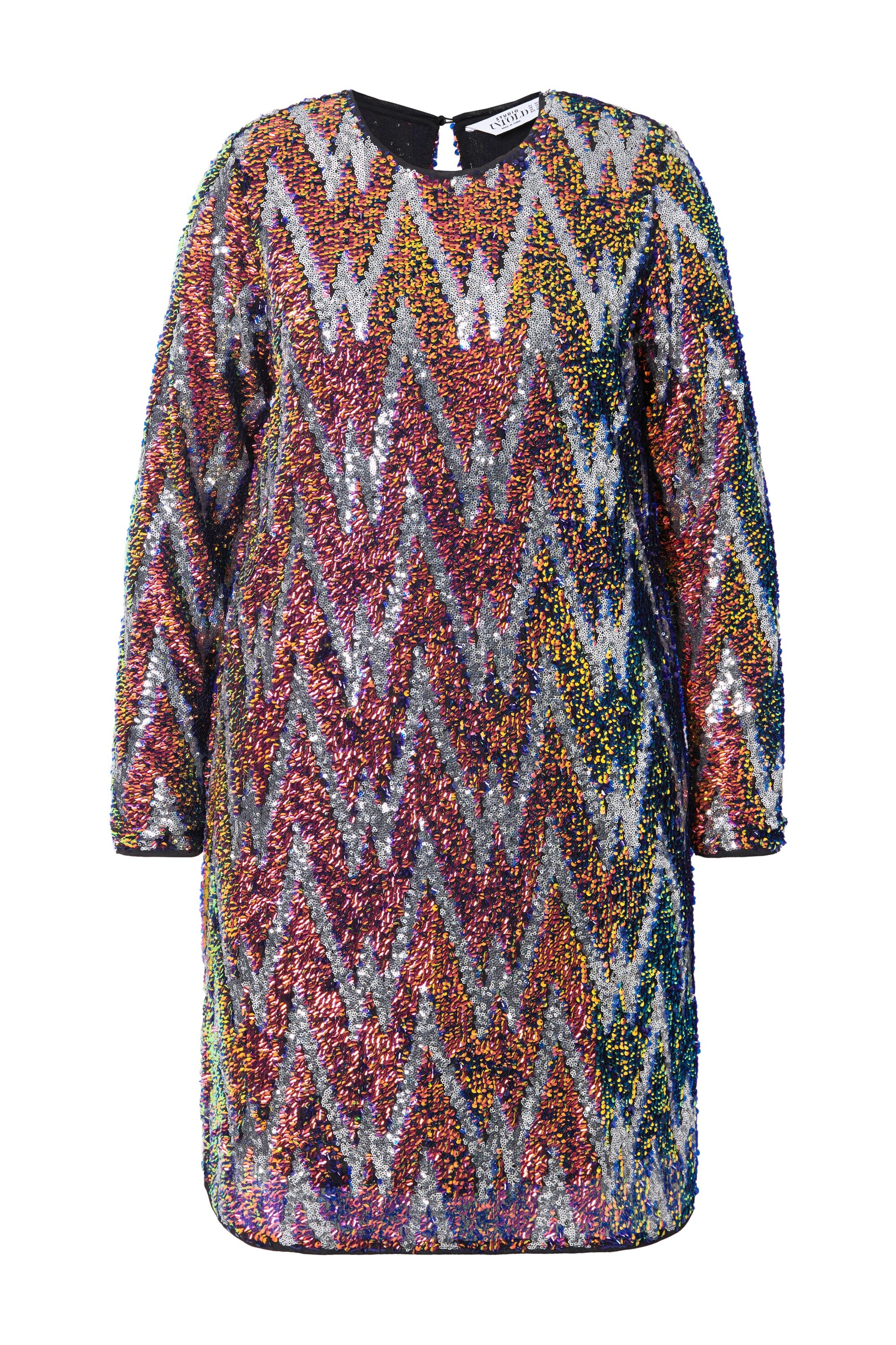 Studio Untold Jurk in Blauw: voorkant