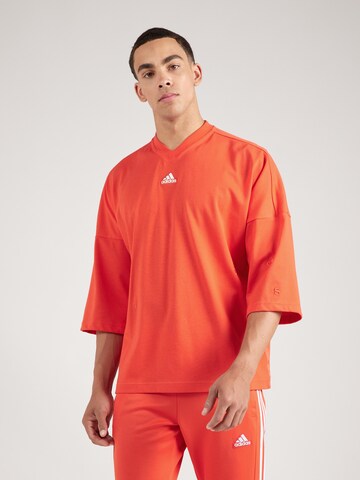 ADIDAS SPORTSWEAR Functioneel shirt 'Embroidery Ice Hockey ' in Rood: voorkant