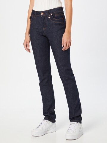 PULZ Jeans Slimfit Jeans 'Emma' in Blauw: voorkant