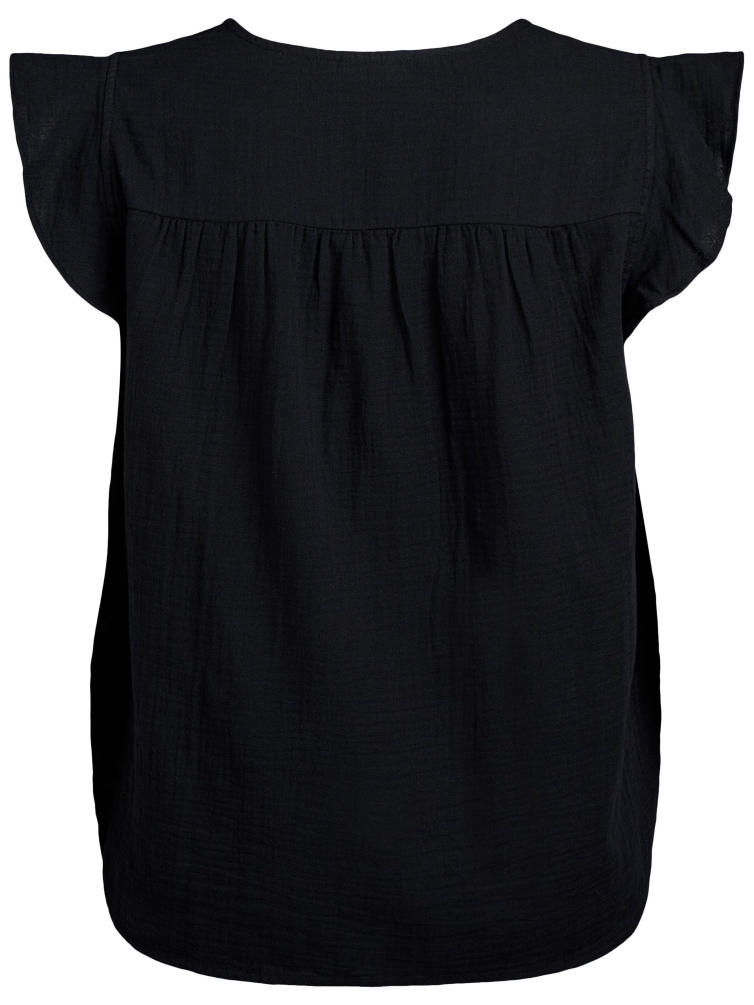 Zizzi Μπλούζα 'Vvivu' σε μαύρο