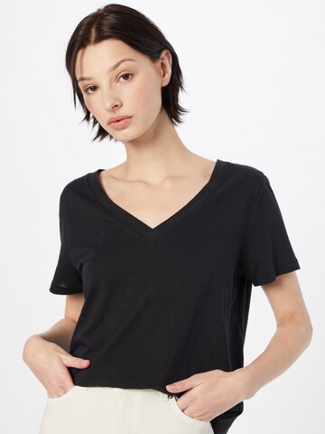 Madewell Shirt 'WHISPER' in Black: front