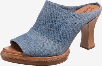 A.S.98 Mules in Blue: front