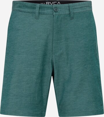 RVCA Regular Chino Pants in Green: front