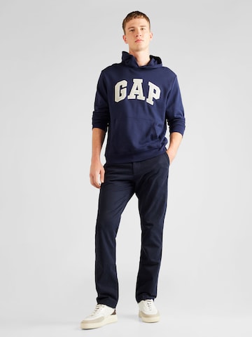 GAP Regular Fit Sweatshirt in Blau