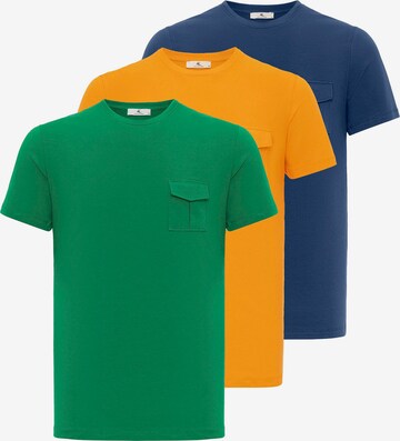 Tricou de la Daniel Hills pe verde: față