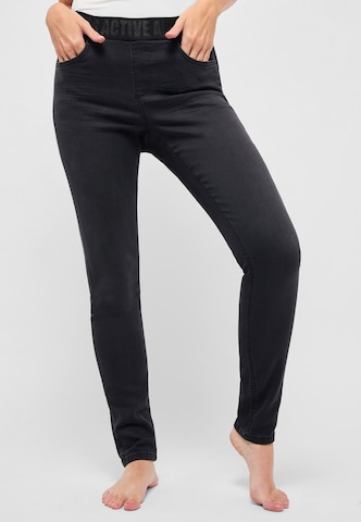 Angels Slimfit Broek in Grijs: voorkant