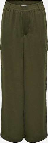 Pantaloni cu buzunare 'DIVYA' de la JDY pe verde: față