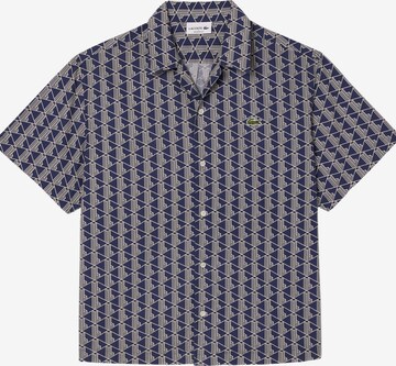 LACOSTE Regular fit Button Up Shirt in Blue: front