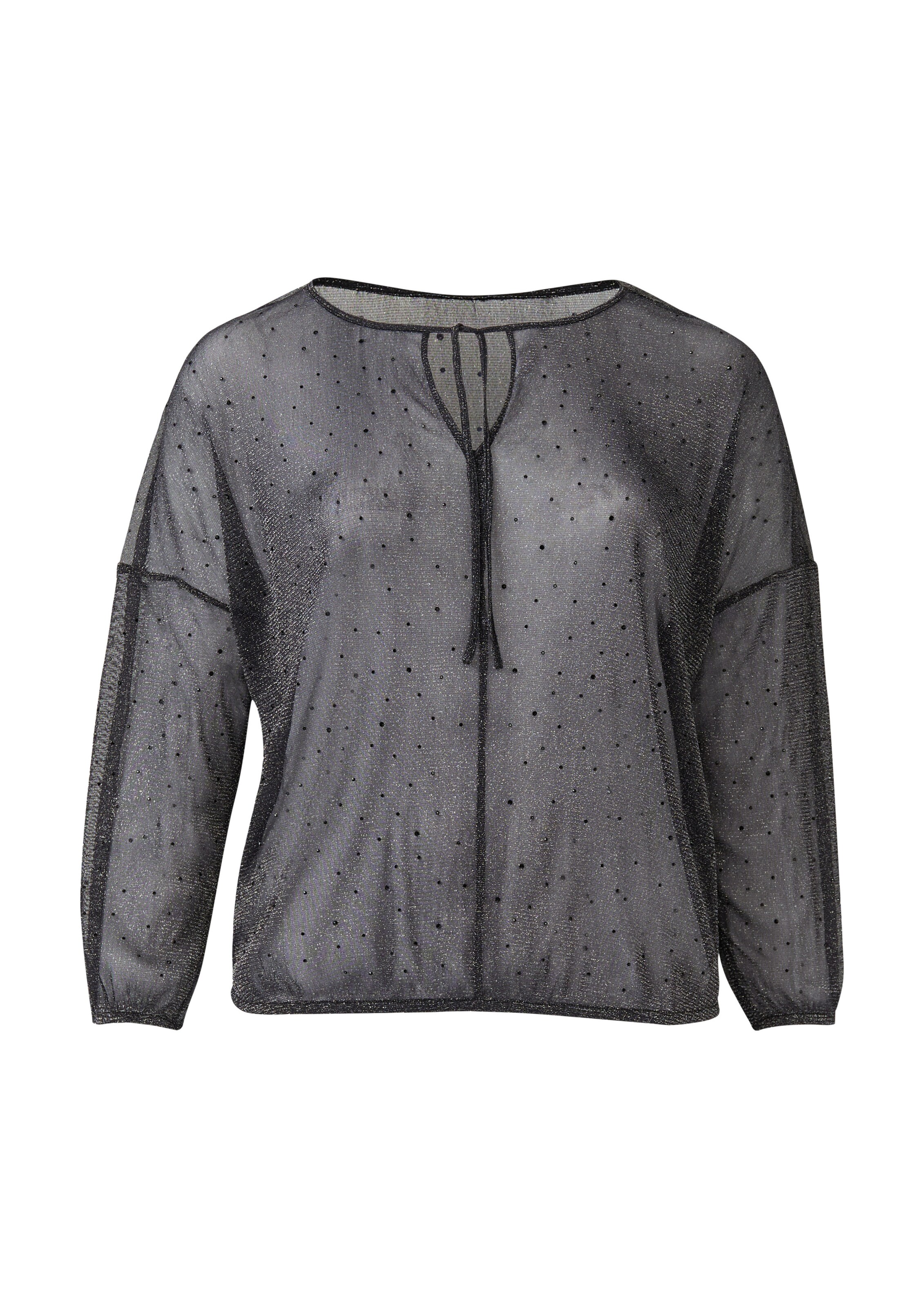s.Oliver Blouse in Zwart: voorkant
