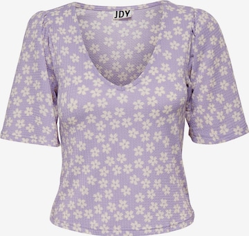 JDY Majica 'IBI' | vijolična barva: sprednja stran