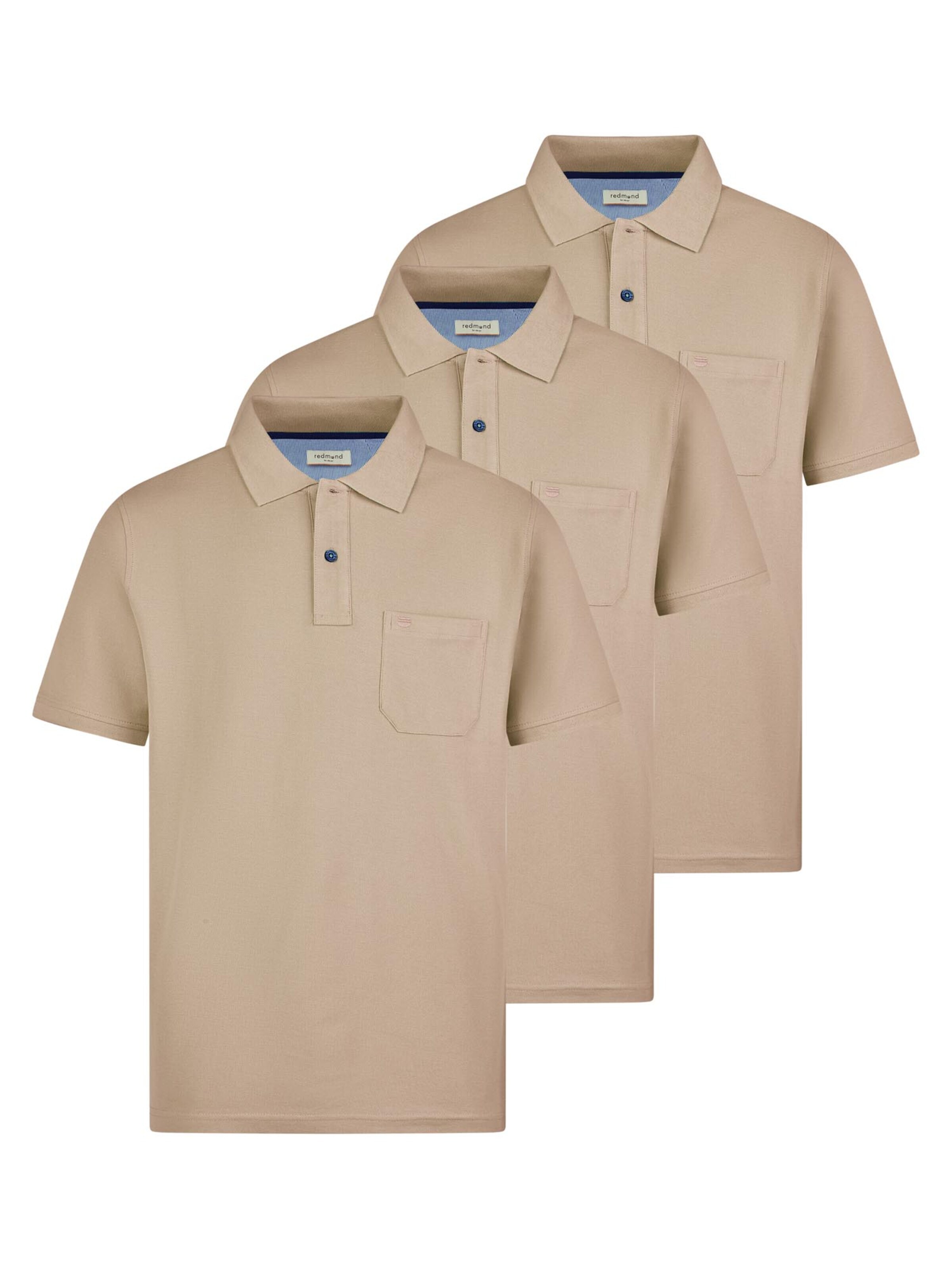 redmond Shirt 'Basic' in Beige: front