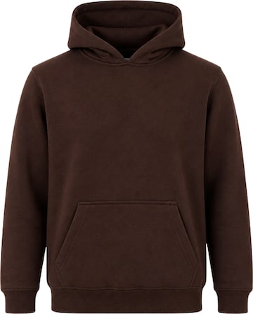 LOUIS LECLER Sweatshirt 'Hiro' in Bruin: voorkant