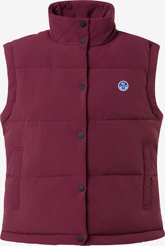 North Sails Sports Vest 'Fuego' in Red: front