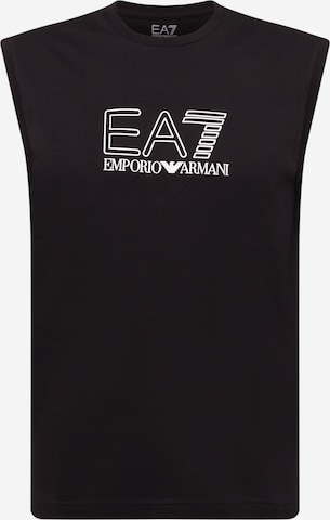 EA7 Emporio Armani Top in Schwarz: predná strana